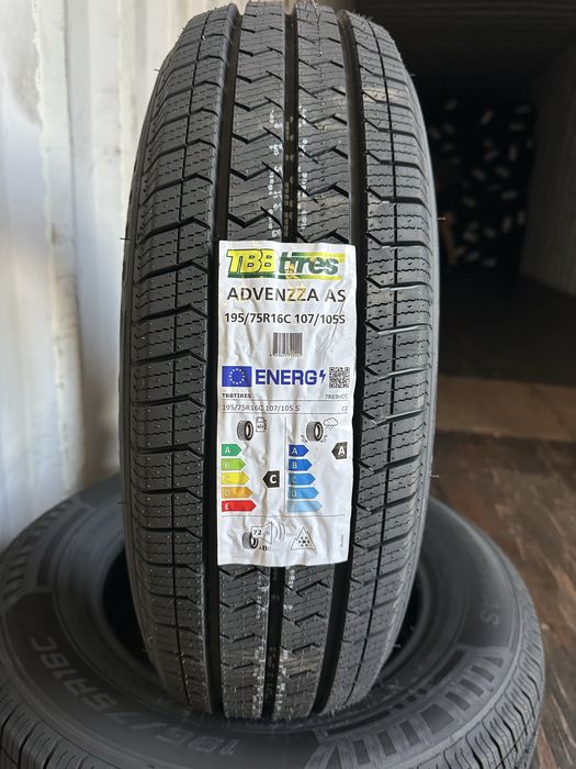 Нови Всесезонни Бусови Гуми TBB TIRES ADVENZZA AS 195/75R16C 107/105S 1957516 1957516C