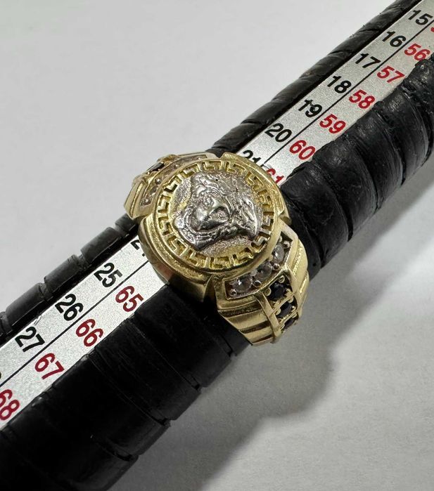 Златен пръстен VERSACE 14K 585 -5.04 гр