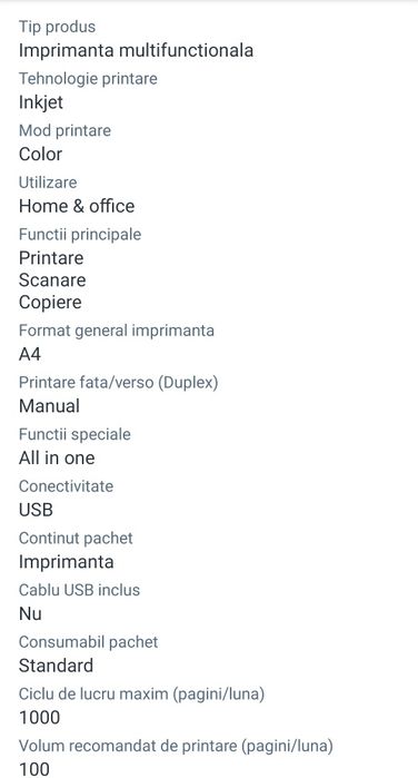 Imprimantă multifuncțională HP