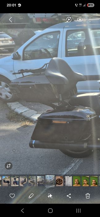 Harley-Davidson touring pak topcase vivid black