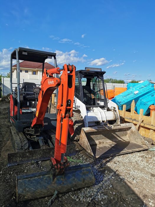 Nisip Balast Piatra Bobcat Miniexcavator Basculanta 3.5t