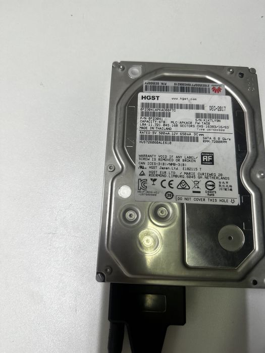 Продам hdd 6t без битых секторов