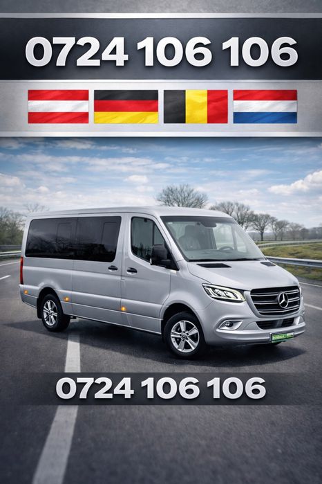 Transport Persoane/Auto/Colete*Austria Germania Belgia Olanda