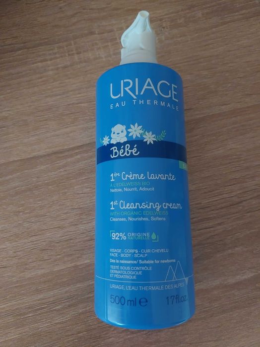 URIAGE Почистващ душ-крем за бебета и деца