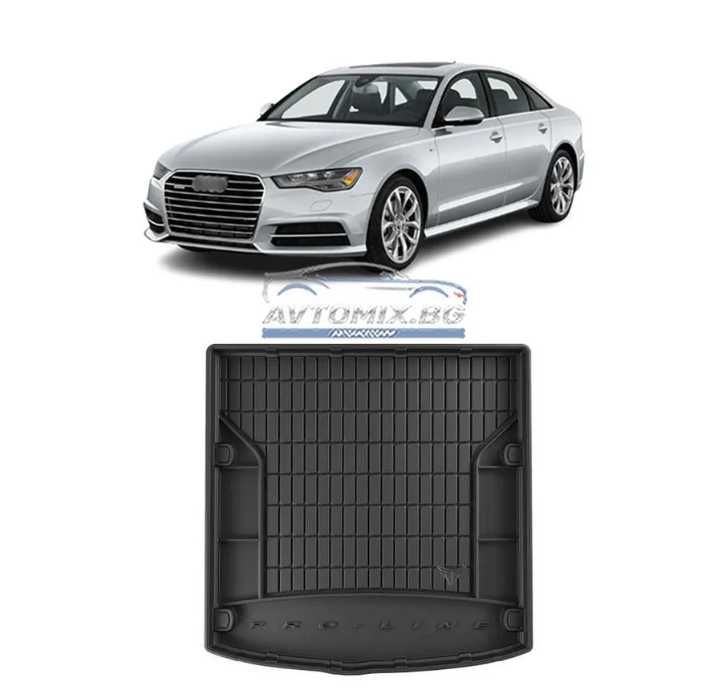 Гумена стелка за багажник Audi A6 C7 седан 2011-2018 г., ProLine 3D