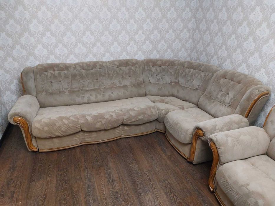 Диван угловой + кресло