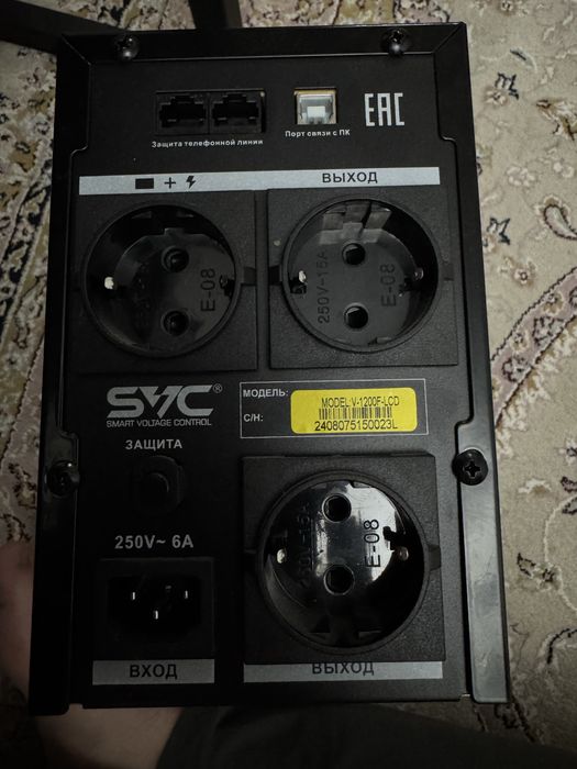 ИБП ЮПС svc 1200 ват ретронслятор резистор