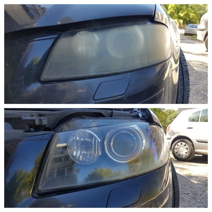 Пастиране,полиране на фарове, стопове и МПС-та. Пране на тапицерия