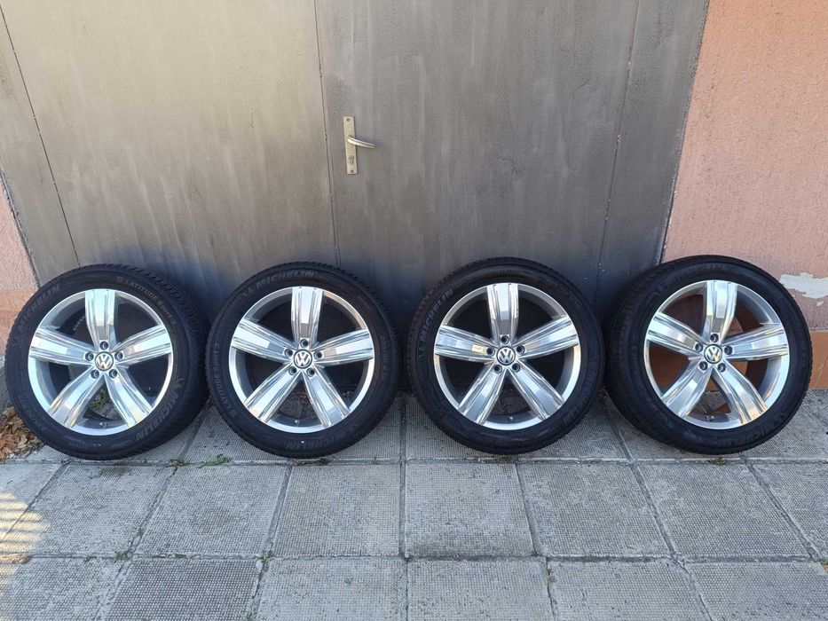 ОРИГИНАЛНИ джанти с гуми 19 ' цола 5х112 VW TIGUAN / Фолксваген Тигуан