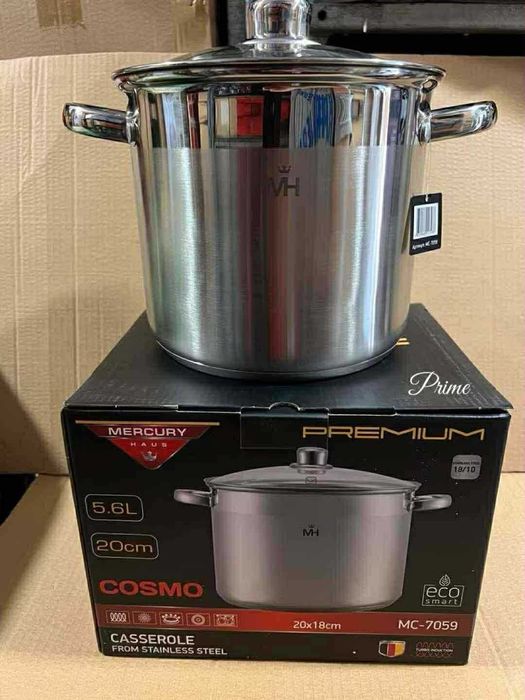 ТОП Премиум Тенджера от Неръждаема стомана MERCURY HAUS COSMO PREMIUM