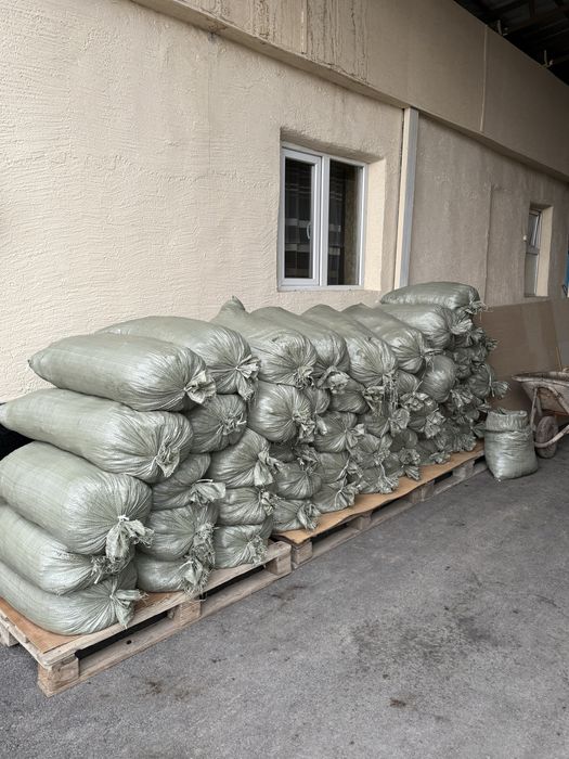 Перегной в мешках