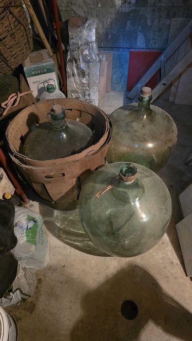 Vand damigeana din sticla 50 L ,6 bucati la 200 lei