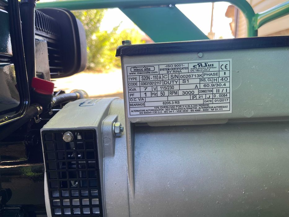 Бензонов монофазен генератор / агрегат Briggs & Stratton 6 Kw.