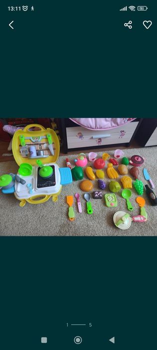 Много играчи за детска кухня