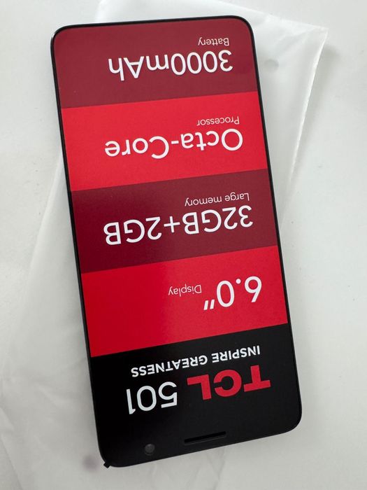 Telefon mobil TCL 501, 2GB RAM, 32GB, 4G, Prime Black