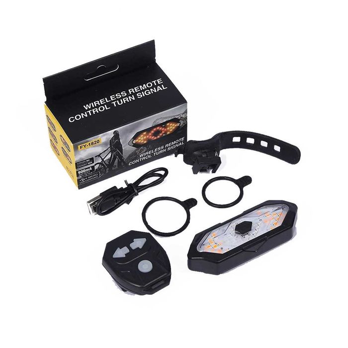 Led мигач за велосипед и мотопед Automat, С безжично дистанционно
