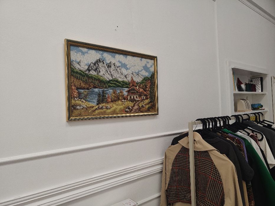 Голям Гоблен Планински пейзаж с езеро