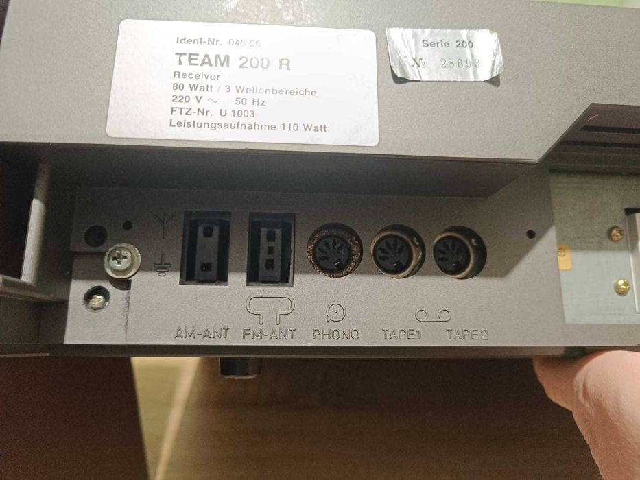 Amplificator radio Schneider HiFi Concept TEAM 200 R, stare excelentă