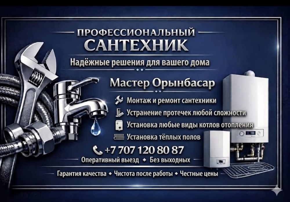 Сантехникалық жүмыстар