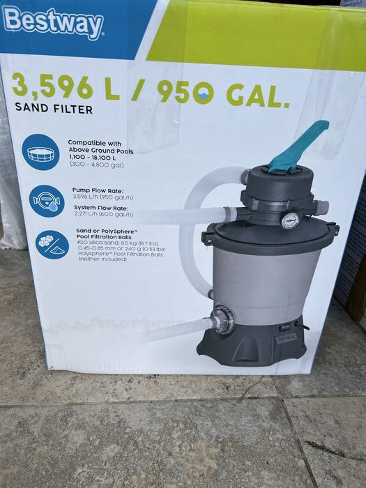 Piscina Best Way 4.04*2.01  plus Pompa Best Way cu nisip 3.596 L / 950 GAL