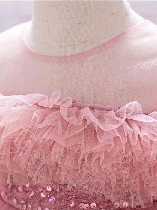 Бебешка рокля и сандали розови