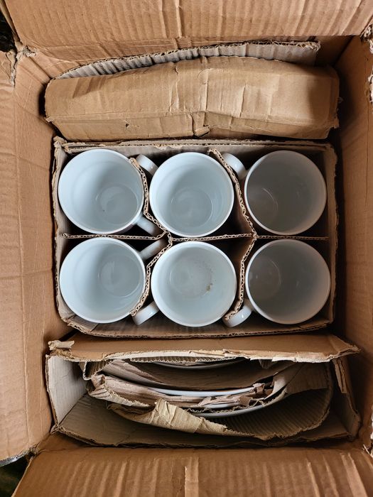 Комплект за хранене от порцелан van Well Ella 24 части Комплект чинии