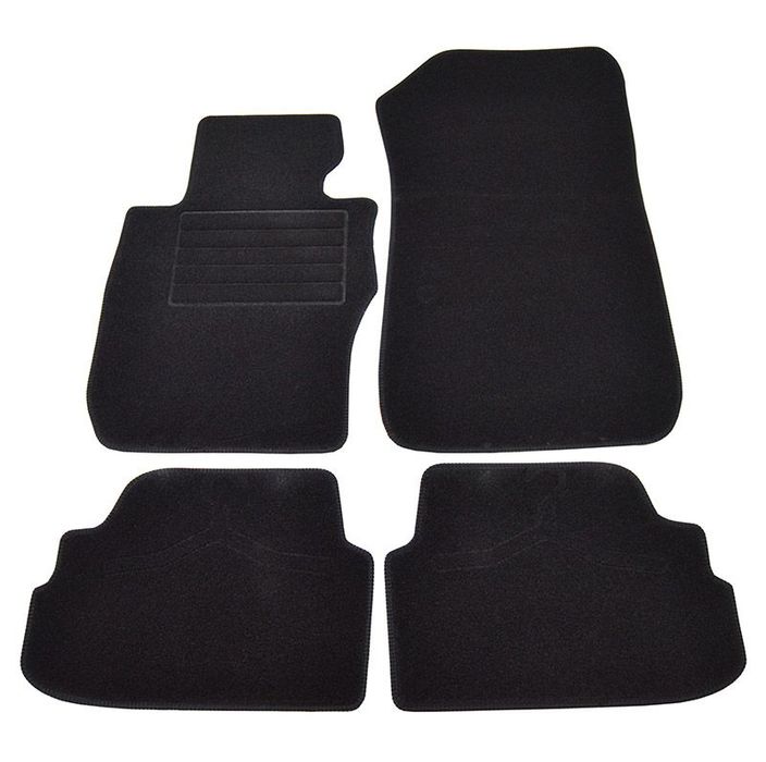 Covorase mocheta BMW Seria 1 E82 2007- 2 Usi Coupe si modelul E81 cu 3Usi 2007- , Negre, set de 4 bucati