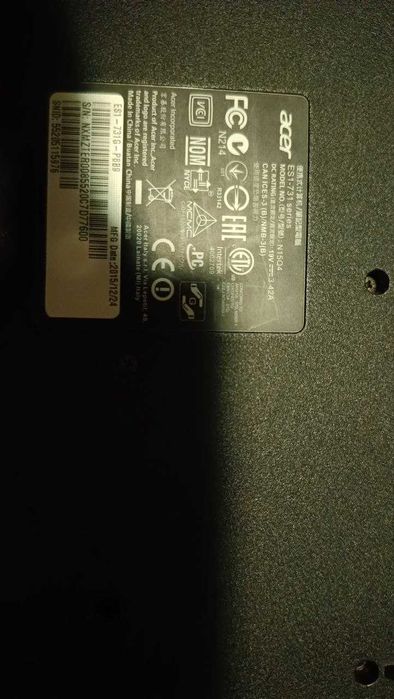 Ноутбук Acer ES10-731