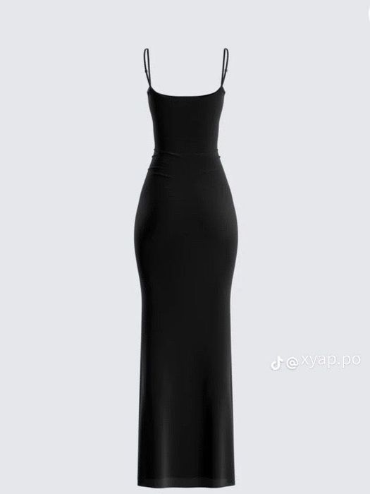 Платье облегающее длинное