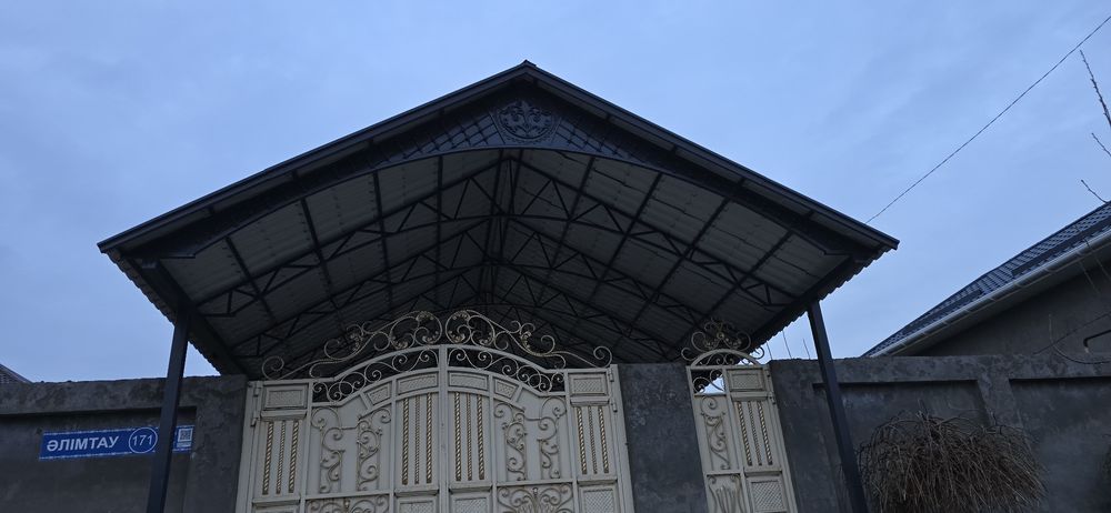 2) Навес Ворота жасаймыз