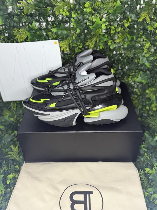 Adidași/Sneakers Balmain Unicorn grey and black NEW COLLECTION ‼️