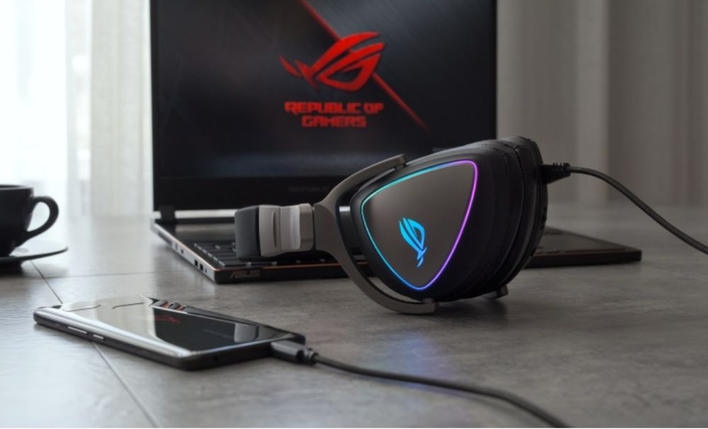 Гарнитура ASUS ROG Delta, Black