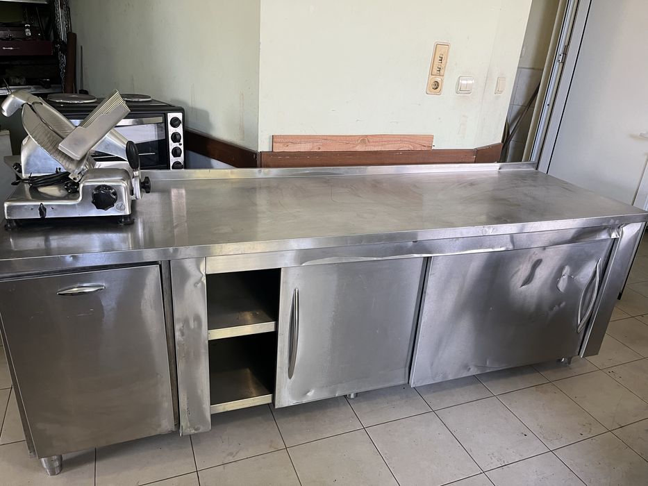 Работна маса неръждавейка