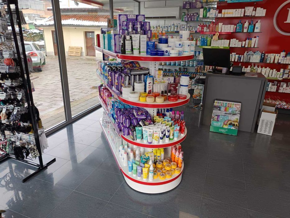 ПРОМОЦИЯ! Островен стелаж със заоблени рафтове/НОВО/Последни бройки