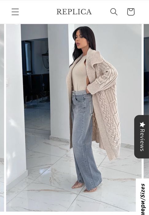 Дълга жилетка one size