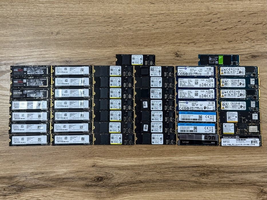 SSD 1TB NVME M2. GEN 4,3 ORIGINAL SSDlar optom naxrlarda 150ta bor