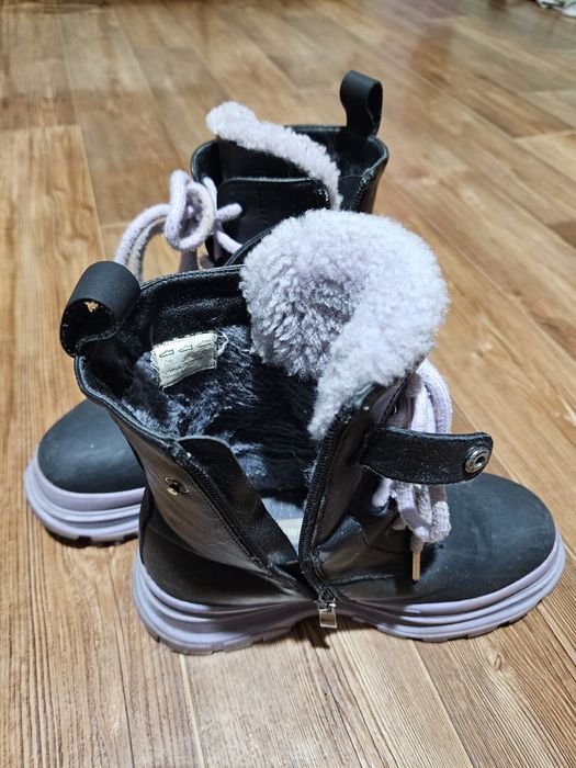 Зимние ботинки для девочки р.34    зимняя обувь
