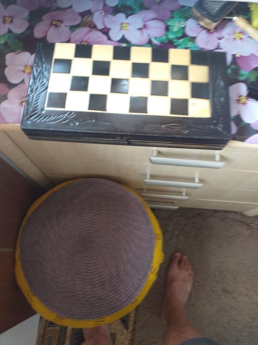 Cutie de sah table cu piese de table