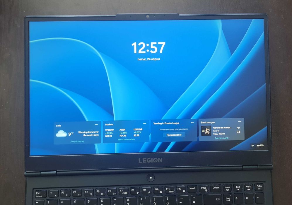 Геймърски лаптоп legion 5 / rtx 3060 / 144hz