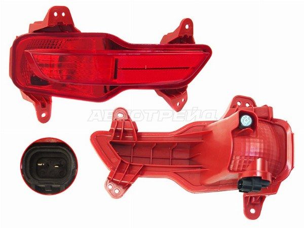 Фонарь в задний бампер Kia Rio x-line