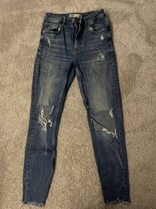 Дънки деним елизабета франки зара бершка