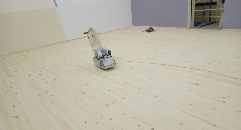 Шлифовка пол- паркет