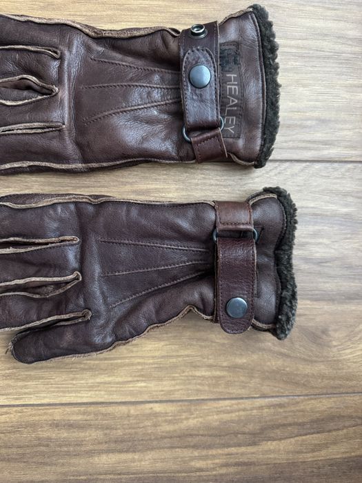 Manusi din piele imblanite stare foarte buna