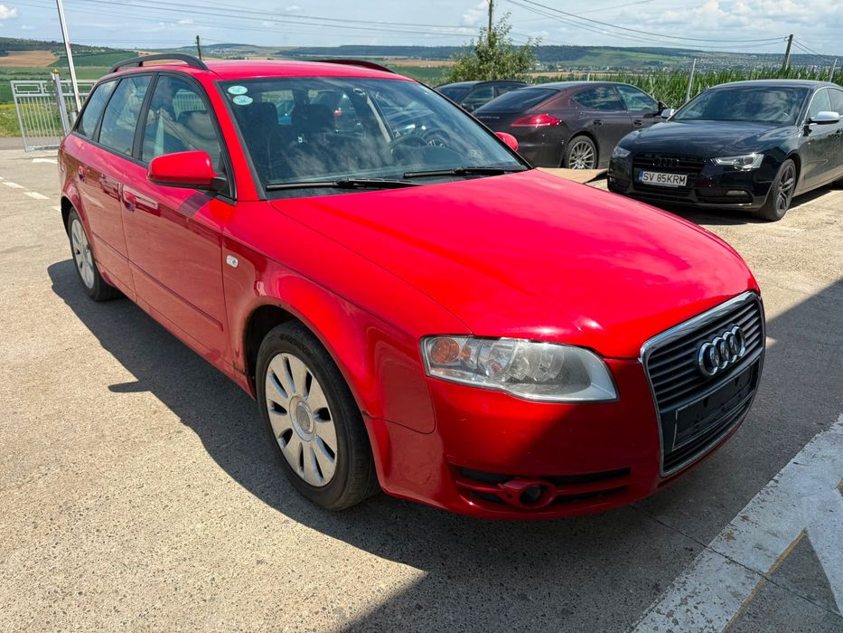 Dezmembrez Audi a4 b7 rosu break 2005 2.0 tdi blb cutie automata GYJ volan stanga