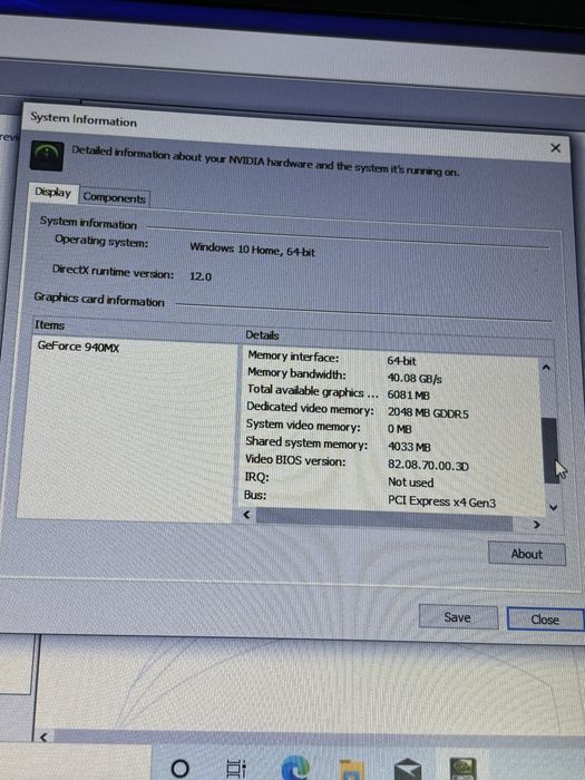 Acer Gaming• procesor i5-7h gen• Nvidia • SSD 256• bateria 3-4 ore