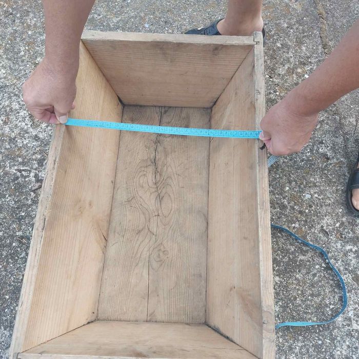 Голамо  Дървено  корито/ нощви/_за омесване на кайми , туршии и др.е