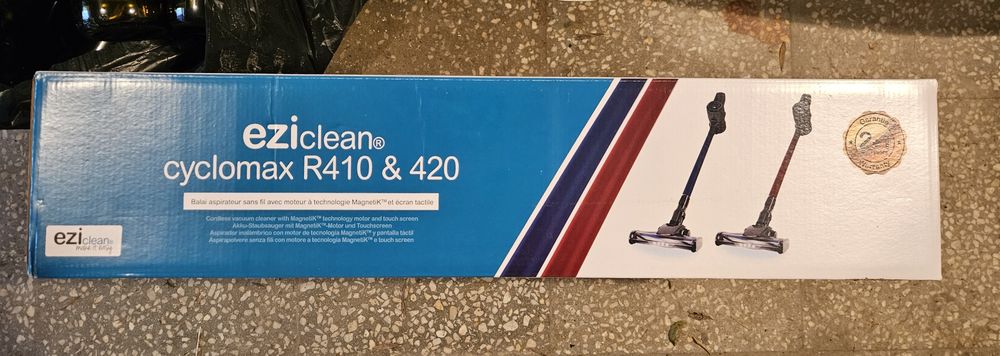 Продавам вертикална прахосмукачка Eziclean Cyclomax R410