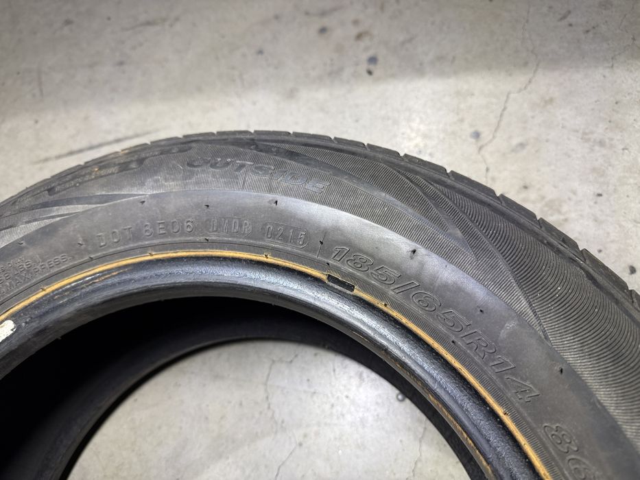 4бр. Летни Гуми 185/65R/14 -NEXEN- DOT:0215, 5.8мм.