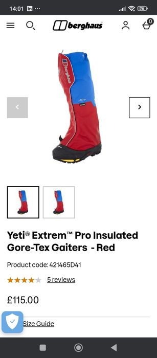 Parazapezi Berghaus, model  pro, cu membrana gore-tex; marimea 35/36;