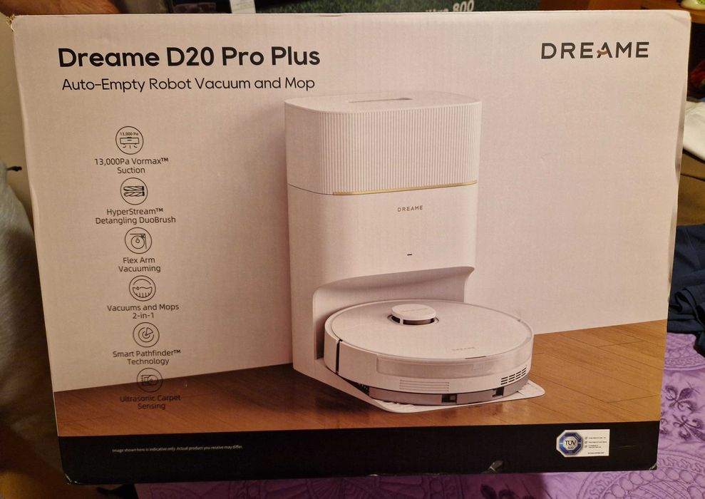 Robot aspirator Dreame D20 Pro Plus cu stație auto-golire